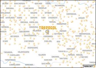 map of Taero-gol