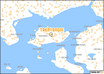 map of Taeryong-ni