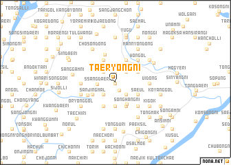 map of Taeryong-ni