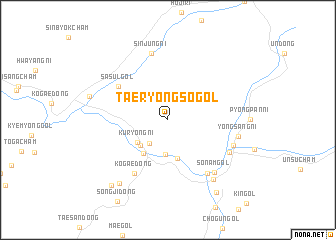 map of Taeryongso-gol
