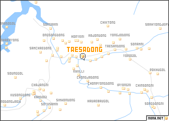 map of Taesa-dong