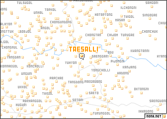 map of Taesal-li