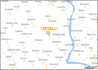 map of Taesal-li