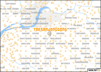 map of Taesamjŏng-dong