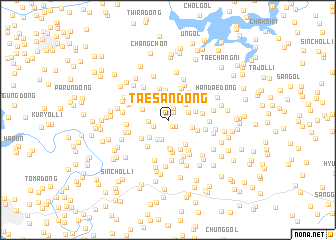 map of Taesan-dong