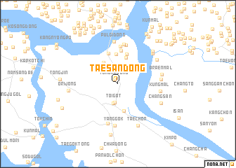 map of Taesan-dong