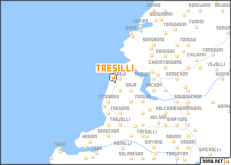 map of Taesil-li