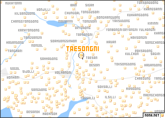 map of Taesong-ni
