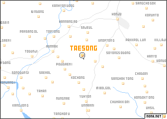 map of Taesong
