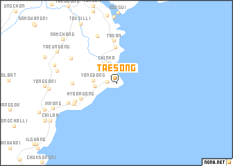 map of Taesong