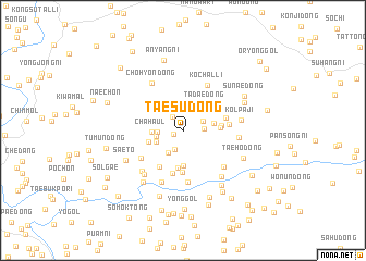 map of Taesu-dong