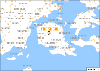 map of Taesu-gol