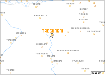 map of Taesung-ni