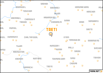 map of Taet\
