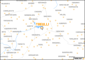 map of T\