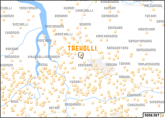 map of Taewŏl-li