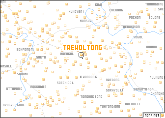 map of Taewŏl-tong