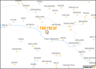 map of Taeyach\