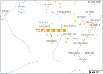 map of Taeyongbong-ni