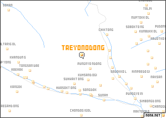 map of Taeyŏnŏ-dong