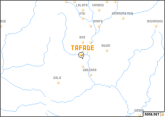 map of Tafade