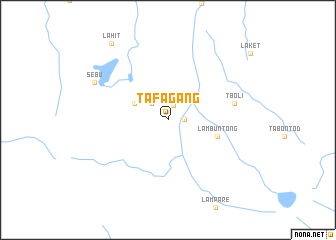 map of Tafagang