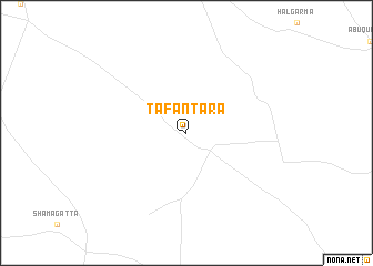 map of Tafantara