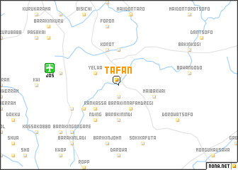 map of Tafan