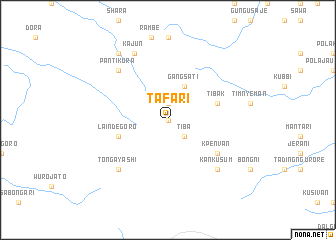 map of Tafari