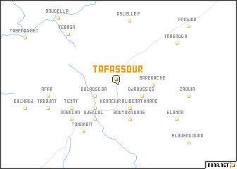 map of Tafassour
