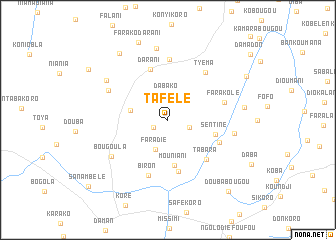 map of Tafèlè