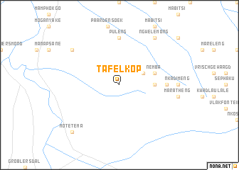 map of Tafelkop