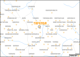 map of Tafenda