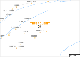 map of Taferguenit