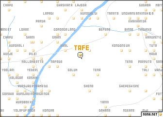 map of Tafe