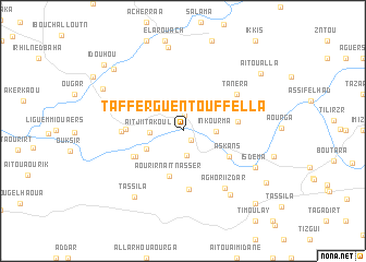 map of Tafferguent Ouffella