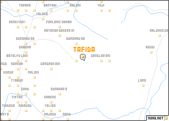 map of Tafida