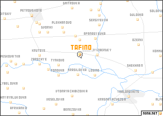 map of Tafino