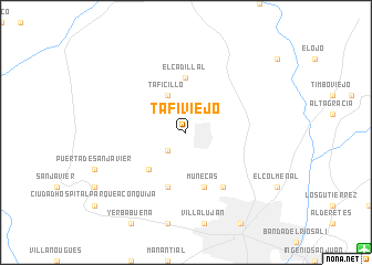 map of Tafí Viejo