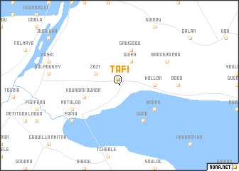 map of Tafi
