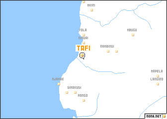 map of Tafi