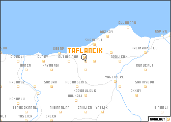 map of Taflancık