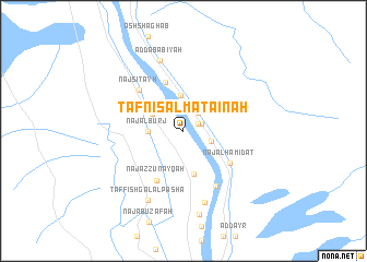 map of Ţafnīs al Maţā‘inah