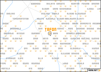 map of Tafon