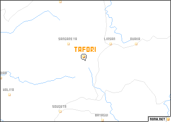 map of Tafori