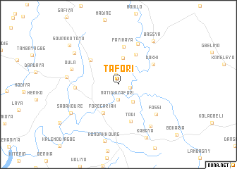 map of Tafori