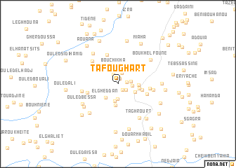 map of Tafoughart