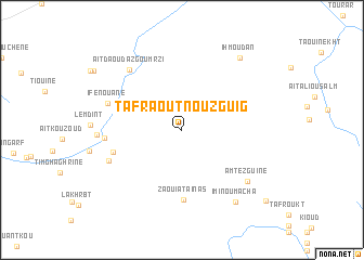 map of Tafraout nʼOuzguig