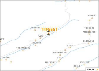 map of Tafsest