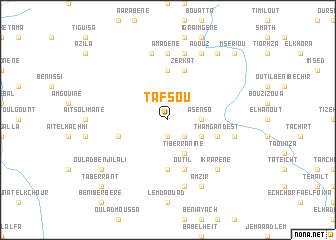 map of Tafsou